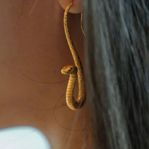 Snake earrings N1038 - Picture 1 of 4